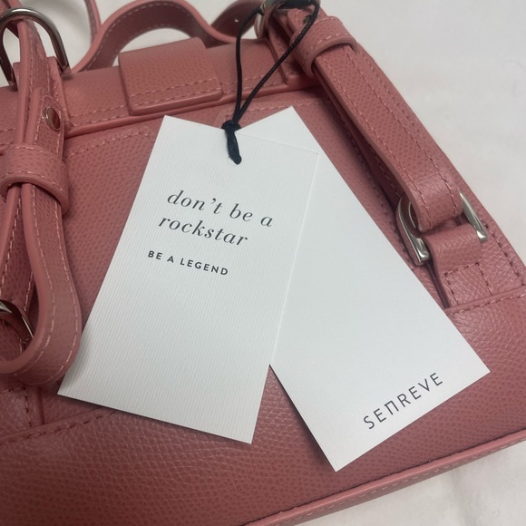 BNWT Senreve Mini Alunna in pebbled mauve - Picture 3 of 8